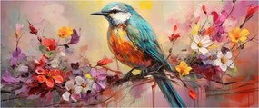 Tablou - Pictura de o pasăre (120x50 cm)