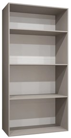 Dulap de haine 100 cm Alice 1 (Cașmir + Negru). 1126099