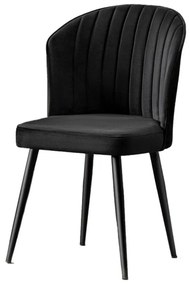 Set de scaune de sufragerie Rubi Black, 4 buc., 4 buc
