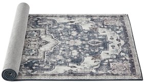 Covor antiderapant Vasagle Vintage, 80x150 cm, lavabil la masina, poliester, gri dove