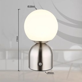 Globo 21006N - Lampă de birou LED tactilă reglabilă JULSY LED/2,5W/3,7V