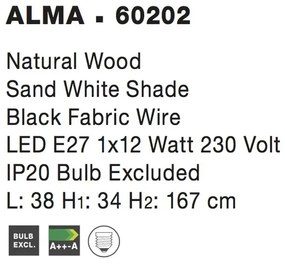 Lampadar design modern Alma NVL-60202