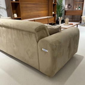 Canapea extensibila electric - versace 3 locuri -230/102/85 cm cu picioare metalice