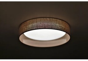 Plafonieră LED Duolla ROLLER LED/24W/230V d. 45 cm maro deschis