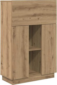 vidaXL Birou Stejar Artizanal 71.5 x 31.5 x 106.5 cm Lemn compozit