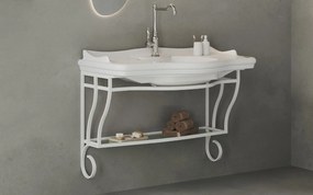 Set lemn masiv alb Mobilier Baie Suspendat Greyson Model G1 /Negru - Negru