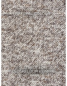 Covor tip traversă gri lavabil 80x240 cm Rocco Taupe – Elle Decoration