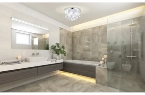 Plafonieră LED pentru baie Eglo 79516 MONTEPRANDONE 8xG9/3W/230V IP44 crom