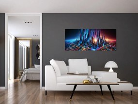 Tablou - Orașul viitorului (120x50 cm)
