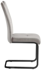 Scaun de bucaterie Axo Velvet, gri