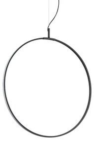 Lustra / Pendul LED suspendata design modern circular Circus sp d60 neagra