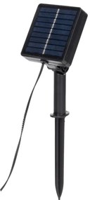 Instalație LED solară Aigostar 60xLED/4m IP65 alb cald măslin