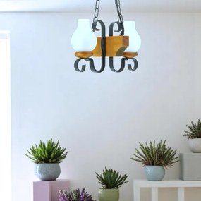 Lustră pe lanț Brilagi QUEEN 2xE14/40W/230V fag