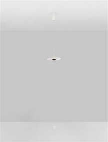 Lampadar LED suspendat de tavan OLEA, H-390cm