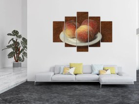 Tablou - Henri Fantin-Latour, Three Peaches on a Plate, reproducere (150x105 cm)