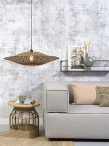 Lustra suspendata din bambus Bali orizontal L, 87cm BALI/H/8720/BN
