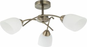 Lustră aplicată DONNA 3xE27/60W/230V patină