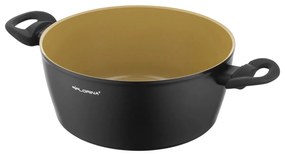 Florina Oală din aluminiu cu capac AmVegan byMateusz Gessler, 24 cm, 3,6 l