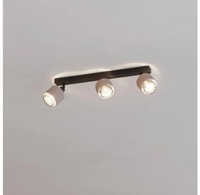 Aplică Eglo 43658 ROSLEY 3xE14/40W/230V negru/bej