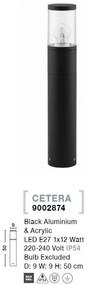 Stalp mic pentru iluminat exterior IP54 CETERA