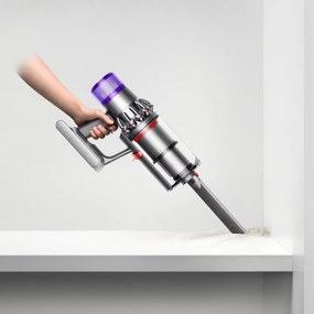 Dyson V11 Fluffy 476550-01 2in1, 185AW, 0.54 litri, 125 000 rpm, Autonomie 60 min, 3 moduri, LCD, Nichel/negru.