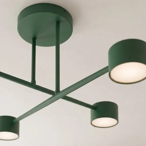 Lustră aplicată HALO 4xGX53/10W/230V verde