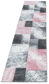 Covor tip traversă roz/gri 80x300 cm Hawaii – Ayyildiz Carpets