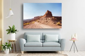 Tablou Canvas - Drumul din desert