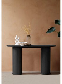 Masă consolă neagră 40x130 cm Nola – Unique Furniture