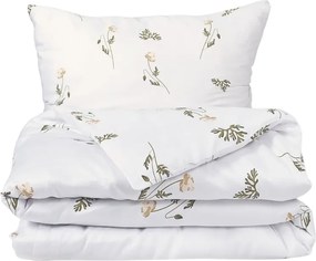 Lenjerie de pat Matex Satin Floare de pajiște, 140 x 200 cm, 70 x 90 cm