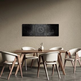 Tablou -Mandala mistică (cu ceas) (90x30 cm)