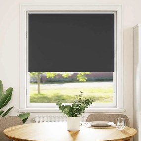 vidaXL Jaluzea cu role opace negru 90x150 cm Lățime material 85,7 cm