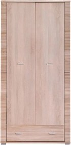 Dulap GRAND tip 3, stejar sonoma, PAL laminat, cu 2 usi si un sertar,