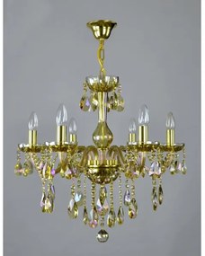 Wranovsky JWZ167061100 - Lustră de cristal pe lanț CLARIT 6xE14/40W/230V