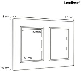 Nova priză cu împământare 16A 250V USB cu cadru alb