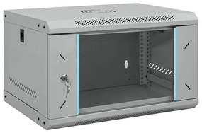 vidaXL Dulap de rețea cu depozitare Gri 53 x 45 x 30 cm Oțel