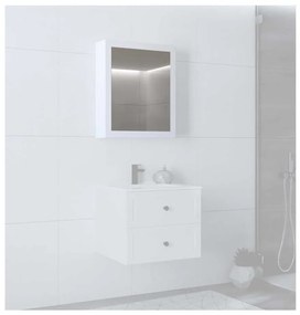 Dulap cu oglindă suspendat Bondi 60 cm, alb