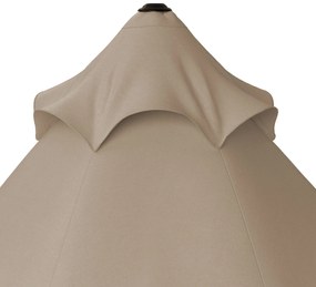 Deuba Umbrelă de soare de grădină Maui Ø330cm - taupe