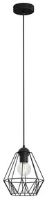 Lustră pe cablu BERGEN 1xE27/60W/230V neagră