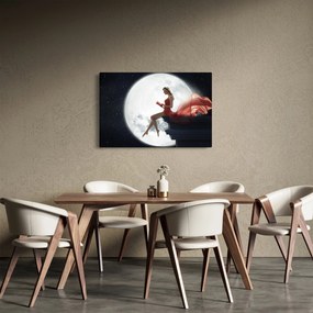 Tablou - Femeia sub clar de lună (90x60 cm)