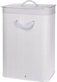 Cos de rufe din bambus cu capac