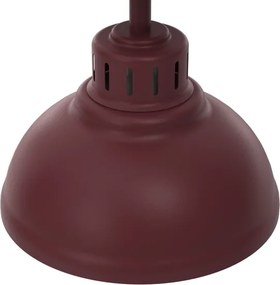 Plafonieră SVEN 1xE27/15W/230V Ø 21 cm burgundiu