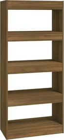 vidaXL Bibliotecă/Separator stejar maro, 60x30x135 cm, lemn prelucrat
