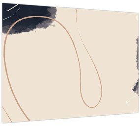Tablou - Abstractizare bej (70x50 cm)