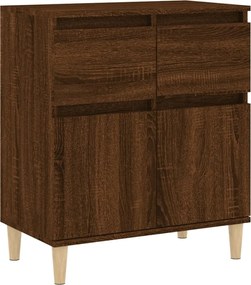 vidaXL Servantă, stejar maro, 60x35x70 cm, lemn compozit