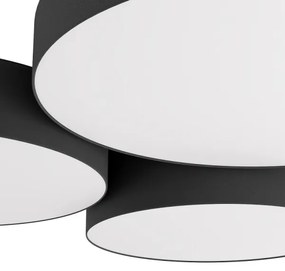 Plafonieră LED RGBW dimabilă Eglo 900853 BARBANO-Z 3xLED/7,5W/230V negru