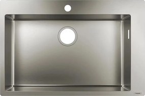 Chiuveta bucatarie inoxidabila Hansgrohe crom periat