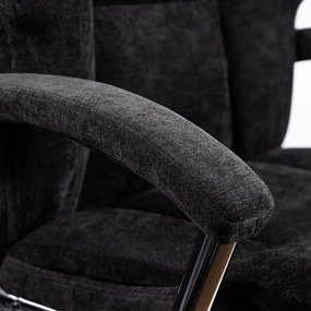 Scaun directorial din stofă cu arcuri OFF 709 negru