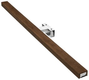 Aplică LED pentru oglindă Brilagi WOODY MIRROR LED/15W/230V IP44 stejar/crom