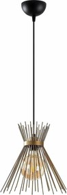 Lustra KIRPI 3082, negru, metal, 34x35-131 cm